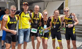 David Hinze gewinnt die Sprintdistanz in Lauingen