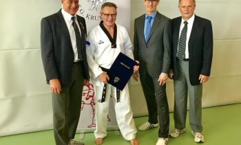 7. DAN im Taekwondo für Erwin Buchner-Scherr