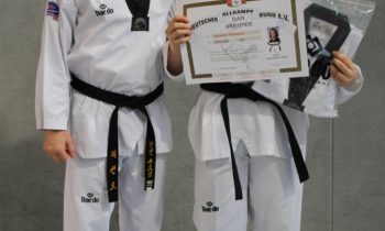 Jennifer Wiezorek ist neue DAN-Trägerin der Abt. Taekwondo/Allkampf