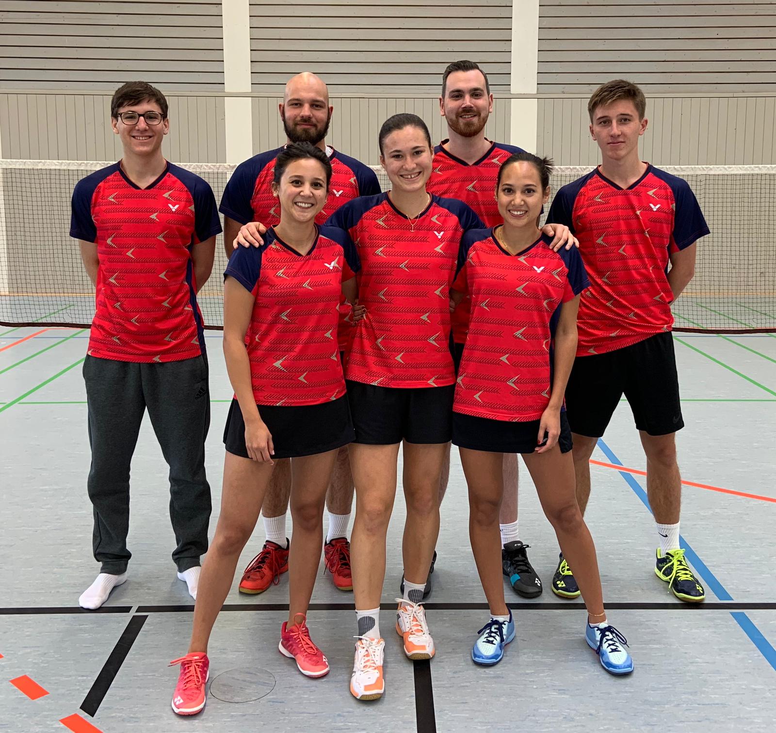 1. Mannschaft der SFD Badminton Abteilung